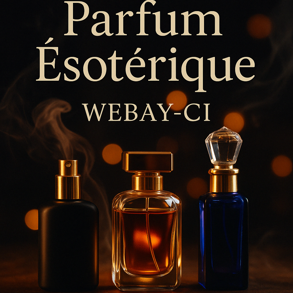 Banniere de parfum esoterique