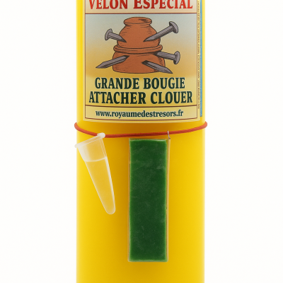 Bougie attacher clouer