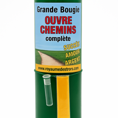 Bougie ouvre chemin