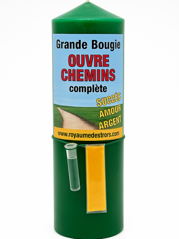 Bougie ouvre chemin