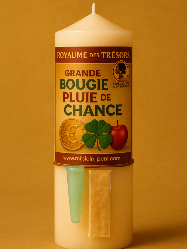 Bougie pluie de chance