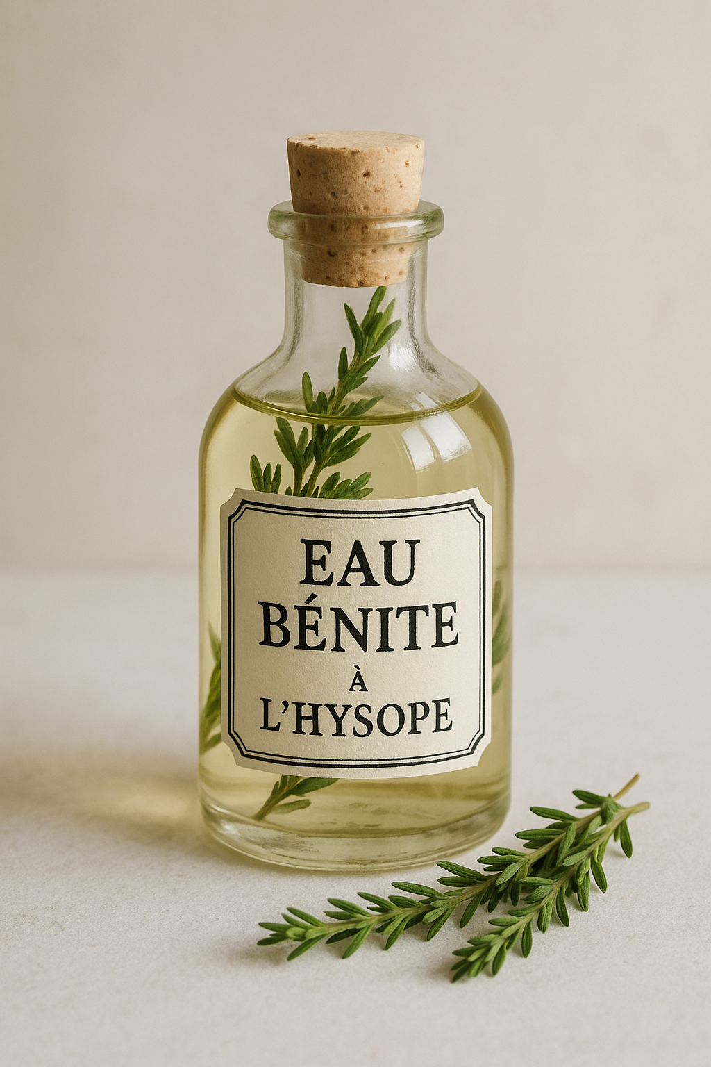 Eau benite a l hysop