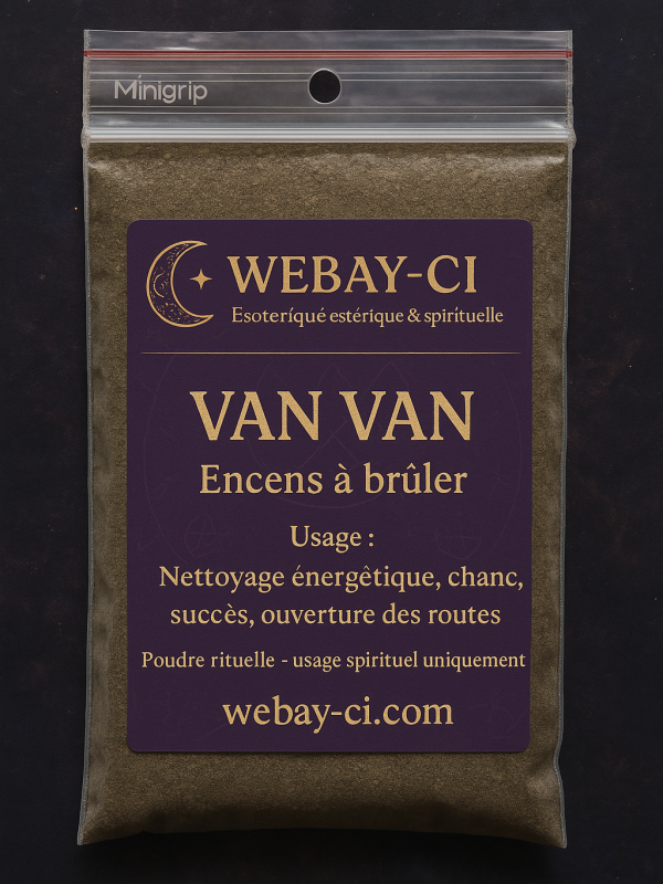 Encens van van webayci