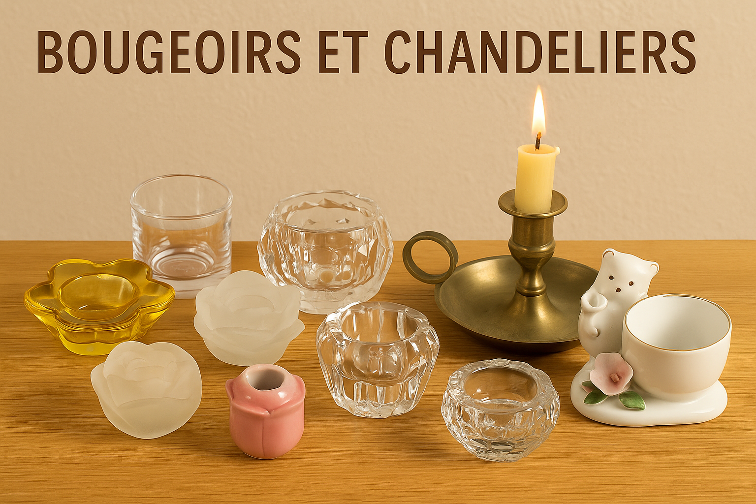 Flyer bougeoirs et chandeliers