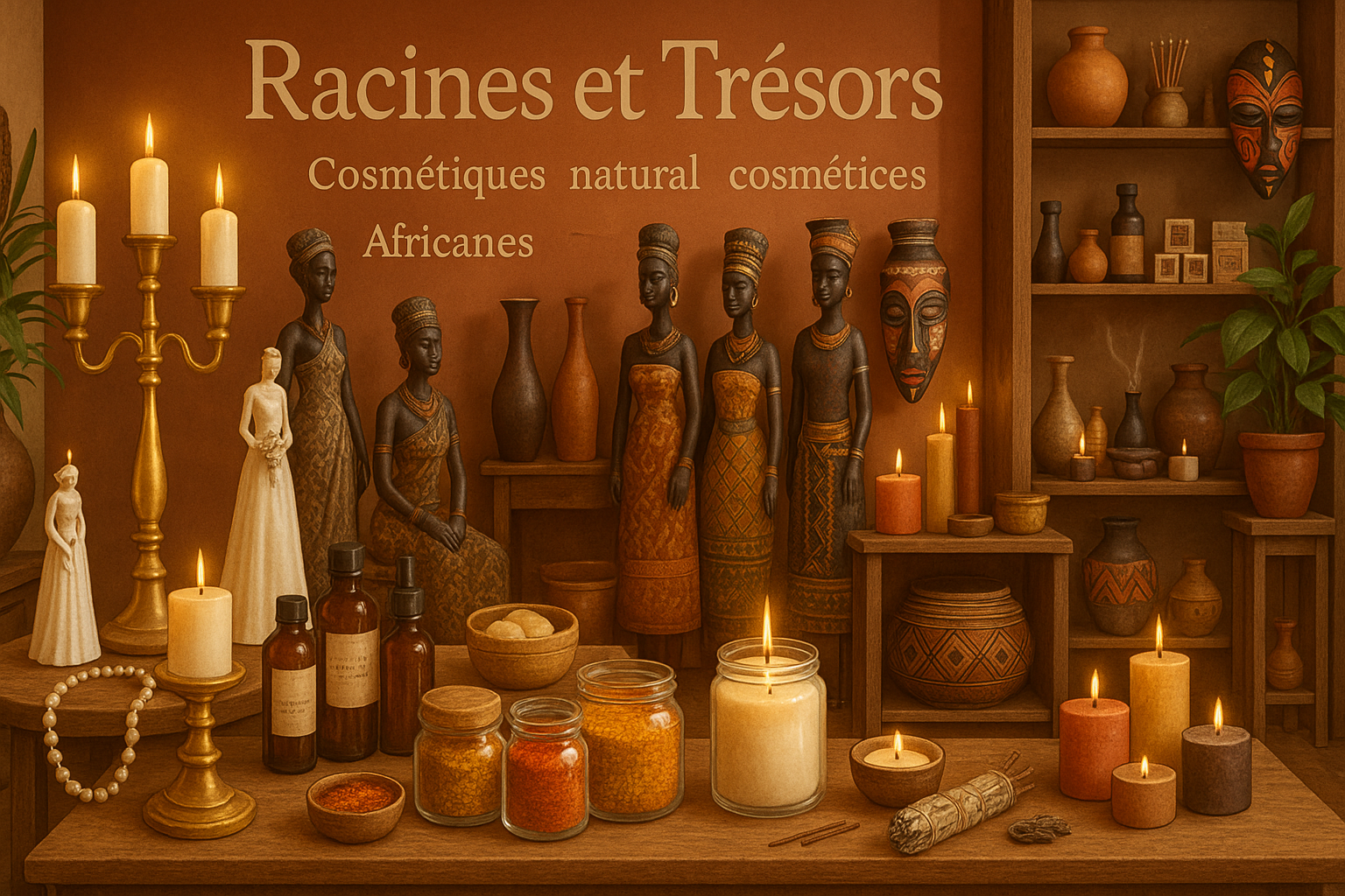 Flyer boutique racine et tresors