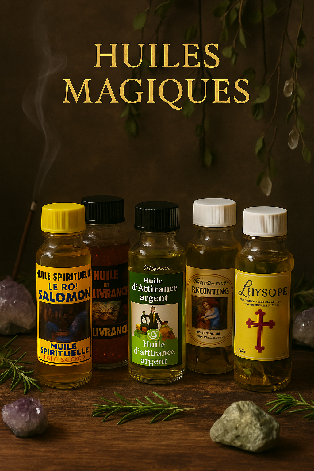 Flyer des huiles magique