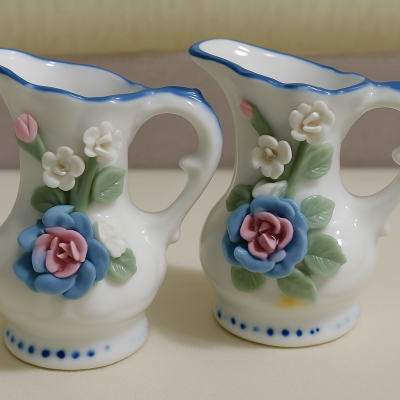 Lot de joli pot de fleur