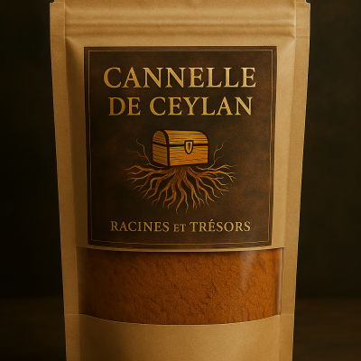 Poudre de cannelle racine et tresors