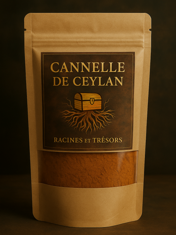 Poudre de cannelle racine et tresors