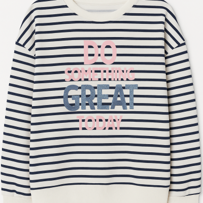 Pull raye enfant