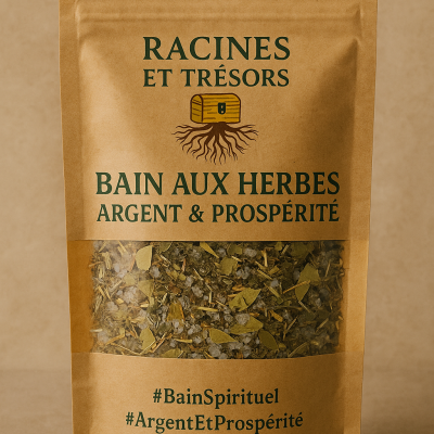 Sachet de bain argent